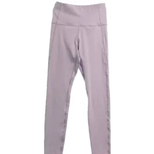 AddElm High Waist Solid Color Leggings – Lilac