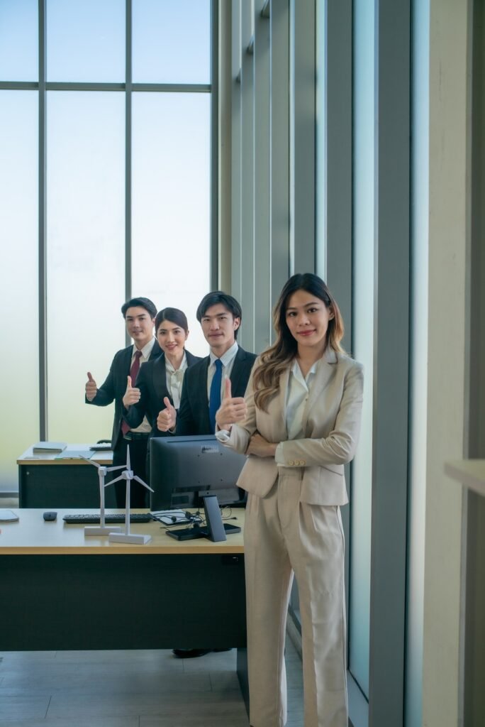 Confident Business Team